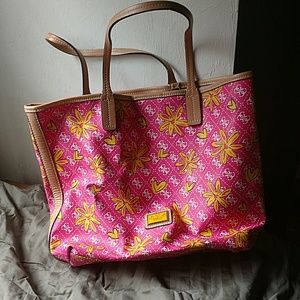 Guess bag with attached zipper pouch
